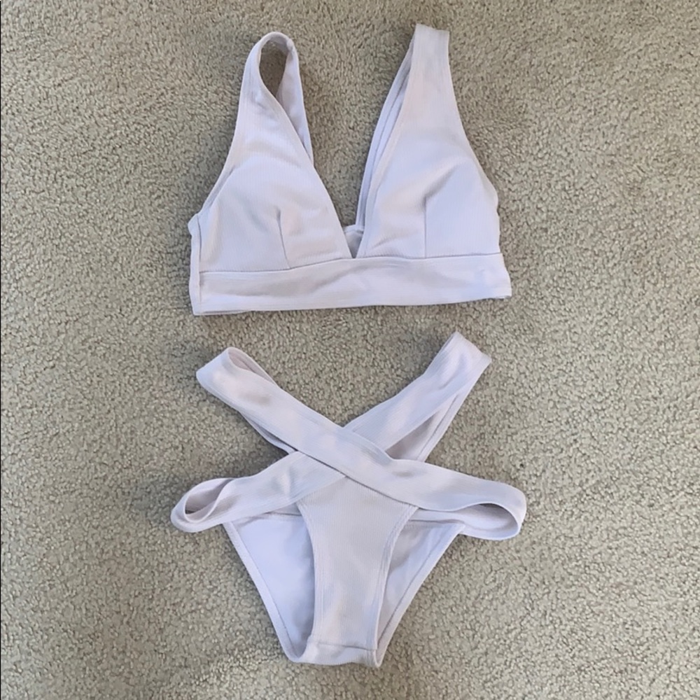 White bikini
